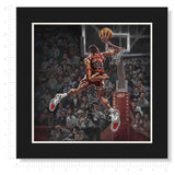 MJ Freethrow Matted Art Print