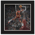 MJ Freethrow Matted Art Print
