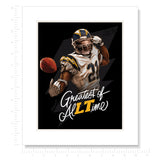 GOAT Matted Art Print