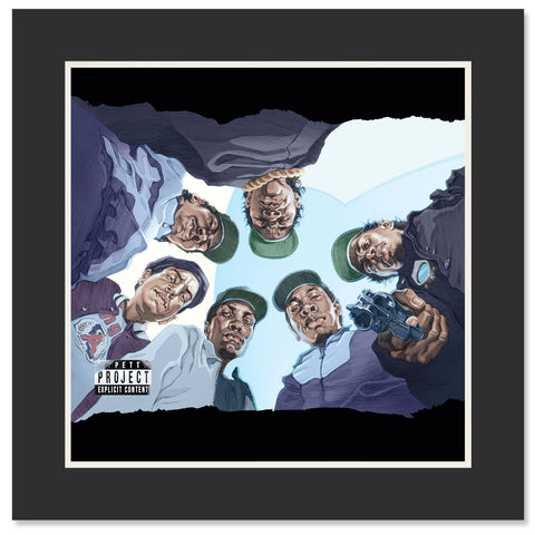 Compton Matted Art Print