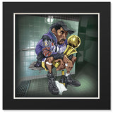 TROPHY LIFE Matted Art Print