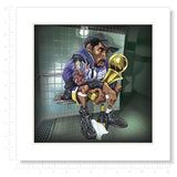 TROPHY LIFE Matted Art Print